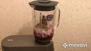 Малиновый смузи с кухонной машиной Kenwood