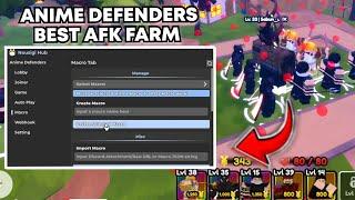 Anime Defender Script Roblox | Auto Story, Raid, Infinity & Best Farm Gems