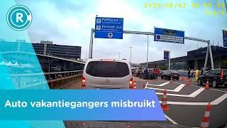 Dashcambeelden: valet parking zoals het NIET hoort