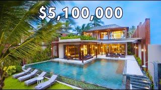 Touring a $5.1M LUXURY BEACHFRONT HOME For Sale in Phuket,Thailand