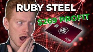 Amazing ROI on the Ruby Steel VISA Card? - Crypto.com