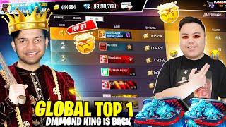 2024 First Time Global Top 1 Badges RIP 3L Diamonds  Free Fire