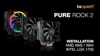 Installation: Pure Rock 2 Series (AMD AM5 / AM4, Intel LGA 1700) | be quiet!