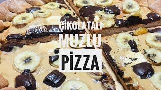 ÇİKOLATALI MUZLU FİT PİZZA 