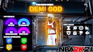 BEST GUARD BUILD on NBA 2K21 is a DEMIGOD! Best Build 2K21! Iso God Build 2K21! BEST PG Build!