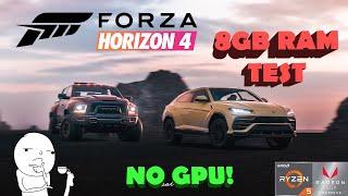 Forza Horizon 4 - 8gb ram(3200mhz) - Ryzen 5 3400g - Benchmark test - Vega 11