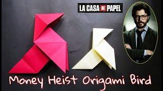 Origami Bird || La Casa De Papel (Money Heist) || - The Professor's origami tutorial