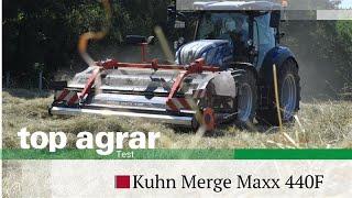 Frontbandschwader Kuhn Merge Maxx 440 F im Praxistest der top agrar