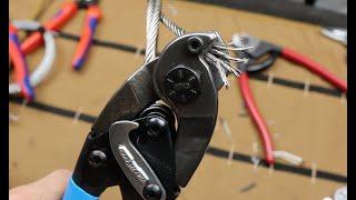 Fail?? Channellock 910 Wire rope/cable cutters almost deliver. Knipex wins! Channelock runner-up?