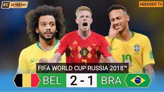 Neymar had the most painful elimination in world cup By Kevin DeBruyne and BelgiumFull highlights