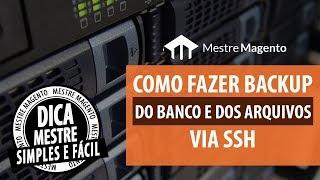 Magento 2 - Fazer Backup do Banco de Dados e de Arquivos via SSH