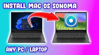 Easy Way to Install Mac OS Sonoma on Any Windows Laptop - Hackintosh