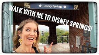 WALKING TO DISNEY SPRINGS FROM THE WYNDHAM LAKE BUENA VISTA | Disney Springs Hotel | Orlando