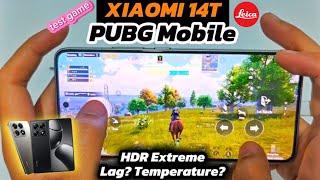 XIAOMI 14T Test Game PUBG Mobile HDR Extreme Graphics | Temperature? Lag? | Full Handcam