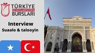 Turkiye Scholarships Interview