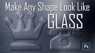 Photoshop: How to Create The GLASS Effect!