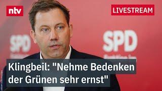 LIVE: Statement des SPD-Fraktionsvorsitzenden Lars Klingbeil