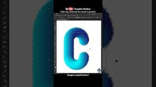 Realistic 3D Fur Effect in Adobe Illustrator Tutorial For Beginner's #shorts #short