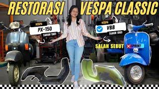 Update Restorasi Dua Vespa Sudah Sampai Mana Ya