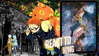 Genshin impact react to aether as king | Meliodas | seven deadly sins | Gacha life | Tiktoks