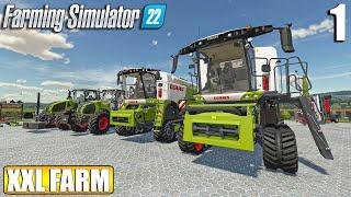 WELCOME TO MY NEW FARM | The XXL FARM - Timelapse #1 | Farming Simulator 22