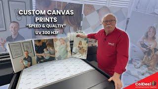 UV Printing on Canvas with the ColDesi UV 300H3F