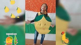 Diy mango fancy dress. small speech on mango by Priyanshi. # Growing kids.