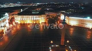 Aerial View To General Staff Building, St Petersburg, Russia