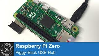 Raspberry Pi Zero Piggy-Back USB Hub