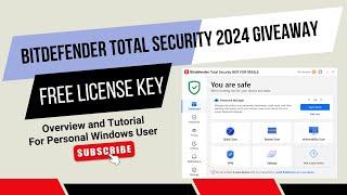 Boost Your Cybersecurity with Bitdefender Total Security 2024!