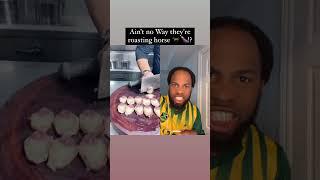 Y’all gotta see this shii…. #cooking #viral #reactionvideo #horse