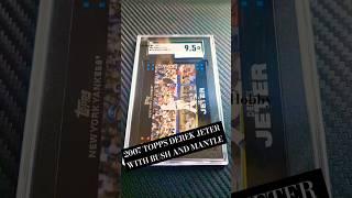 2007 TOPPS JETER WIHT BUSH AND MANTLE #baseball#collectible#mlb#beetlejuice#foryou#parati#viralvideo