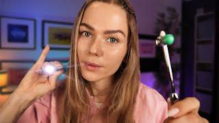 ASMR Caring Doctor Cranial Nerve Exam.  Soft Spoken ~ Medical RP