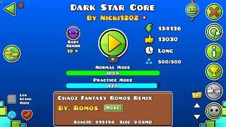 [Geometry Dash 2.11] Dark Star Core (100%) by Nicki1202