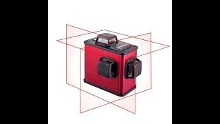 Laser Level 12Lines Self Leveling Lockable Horizontal And Vertical Laser Line +2 Lithium Battery