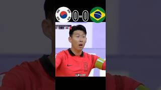Korea  Brazil imaginary world cup semi final #youtube #shorts #football #korea