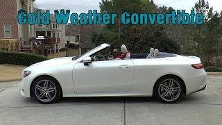 2018 Mercedes-Benz E 400 4MATIC Cabriolet Review - COLD Weather Convertible