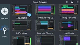 Exploring the Song Browser | n-Track Studio 10