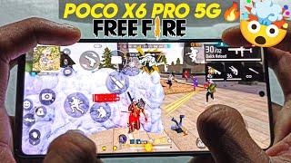 POCO X6 PRO 5G FREE FIRE TEST IN 2024•POCO X6 PRO 120FPS GAMING REVIEW•BEST GAMING PHONE UNDER 25K