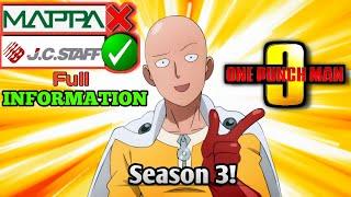 One Punch Man Season 3 Update