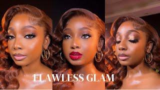 I USED NIGERIAN MAKEUP BRANDS TO ACHIEVE THIS STUNNING GLAM LOOK #makeuptutorial #flawlessmakeup