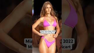 Model Priscilla Ricart walking for Luli Fama Swim - Miami Swim Week 2022 #shorts #miamiswimweek