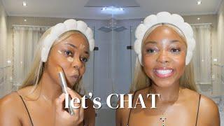 CHIT CHAT GRWM | Answering all your questions whilst I do my makeup || South African YouTuber