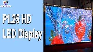 P1.25 HD LED Display | Small Pixel Pitch Screen, Fine Pitch Video Wall with 4:3 ratio, SZLEDWORLD