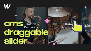 CMS Draggable Slick Slider in Webflow (2020)