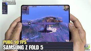 Samsung Galaxy Z Fold 5 Test game PUBG 90 FPS 2024 | Snapdragon 8 Gen 2 for Galaxy