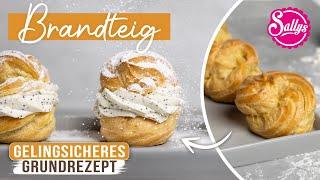 Brandteig ganz einfach selber machen! Grundrezept für Windbeutel, Eclairs & Profiterol