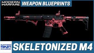 Skeletonized M4A1 - Weapon Blueprint  - Call Of Duty Modern Warfare