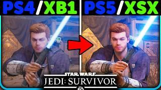 Star Wars Jedi Survivor PS4/Xbox One vs PS5/Xbox Series X|S Comparison!