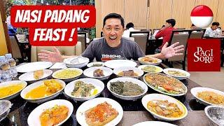 YOU MUST TRY NASI PADANG!  Traditional Jakarta Street Food that floods your table with food!